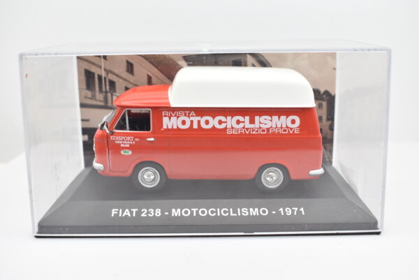 Modellino furgone scala 1:43 Fiat 238 Motociclismo diecast modellismo statico - immagine 2
