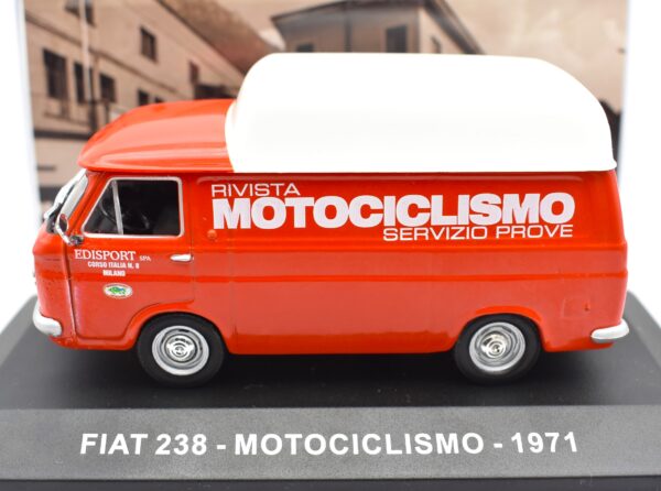 Modellino furgone scala 1:43 Fiat 238 Motociclismo diecast modellismo statico