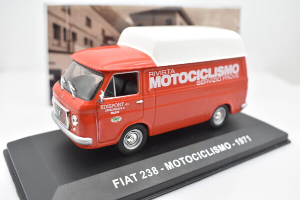 Modellino furgone scala 1:43 Fiat 238 Motociclismo diecast modellismo statico - immagine 4