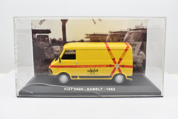 Modellino furgone scala 1:43 Fiat 242E Sabelt diecast modellismo statico - immagine 2