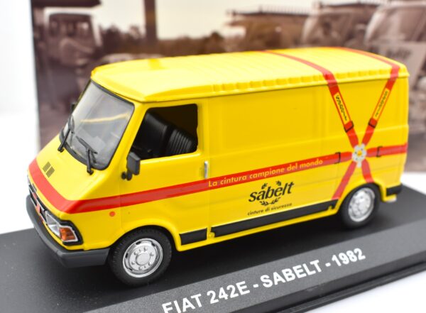 Modellino furgone scala 1:43 Fiat 242E Sabelt diecast modellismo statico