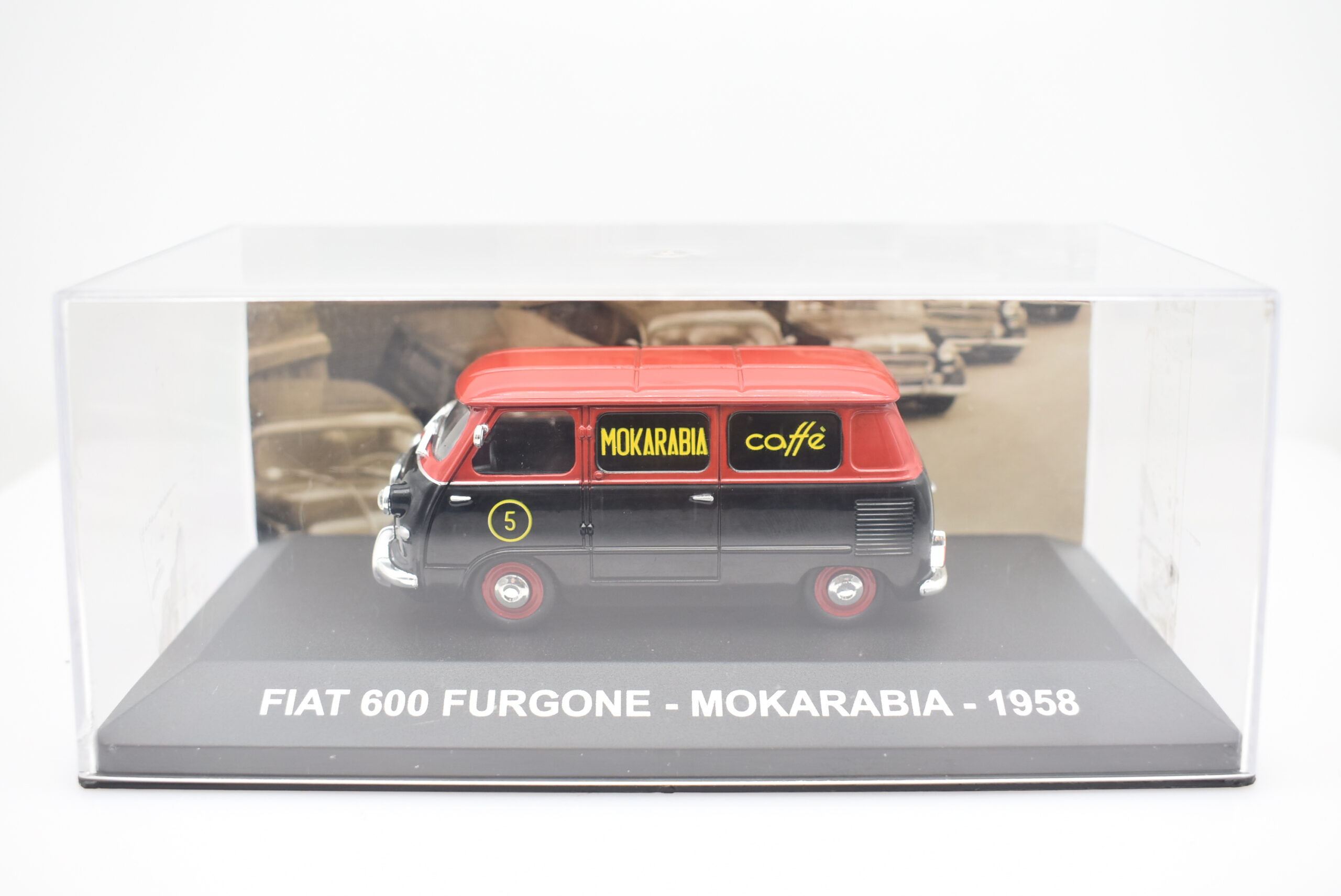 Modellino furgone scala 1:43 Fiat 600 Mokarabia diecast modellismo statico - immagine 2