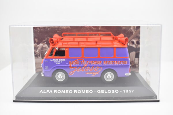 Modellino furgone scala 1:43 Alfa Romeo Romeo Geloso diecast modellismo statico - immagine 2