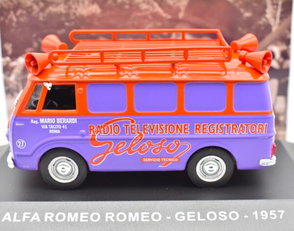 Modellino furgone scala 1:43 Alfa Romeo Romeo Geloso diecast modellismo statico