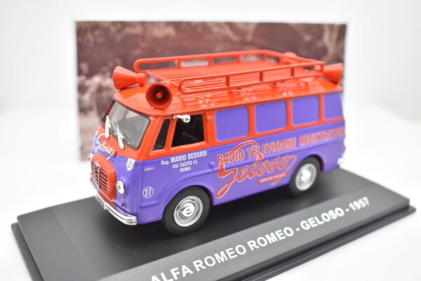 Modellino furgone scala 1:43 Alfa Romeo Romeo Geloso diecast modellismo statico - immagine 4