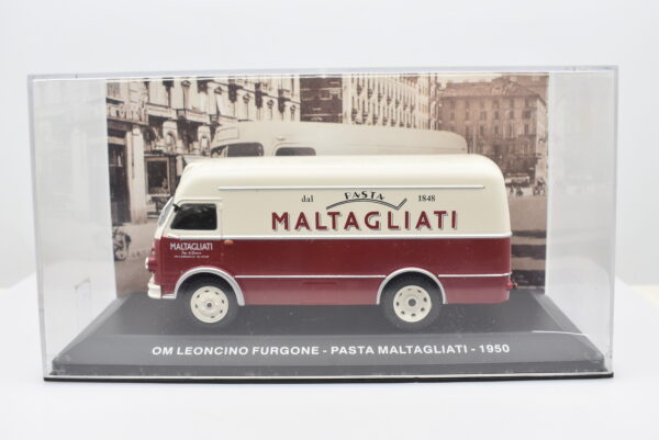Modellino furgone scala 1:43 OM Leoncino Pasta Maltagliati diecast modellismo statico - immagine 2