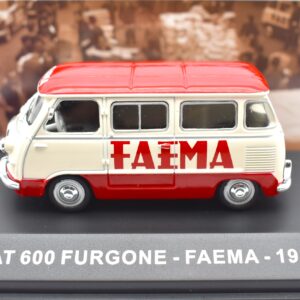 Modellino furgone scala 1:43 Fiat 600 Faema diecast modellismo statico