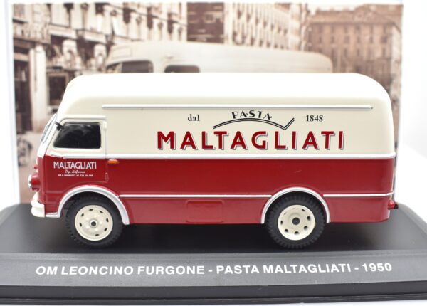 Modellino furgone scala 1:43 OM Leoncino Pasta Maltagliati diecast modellismo statico