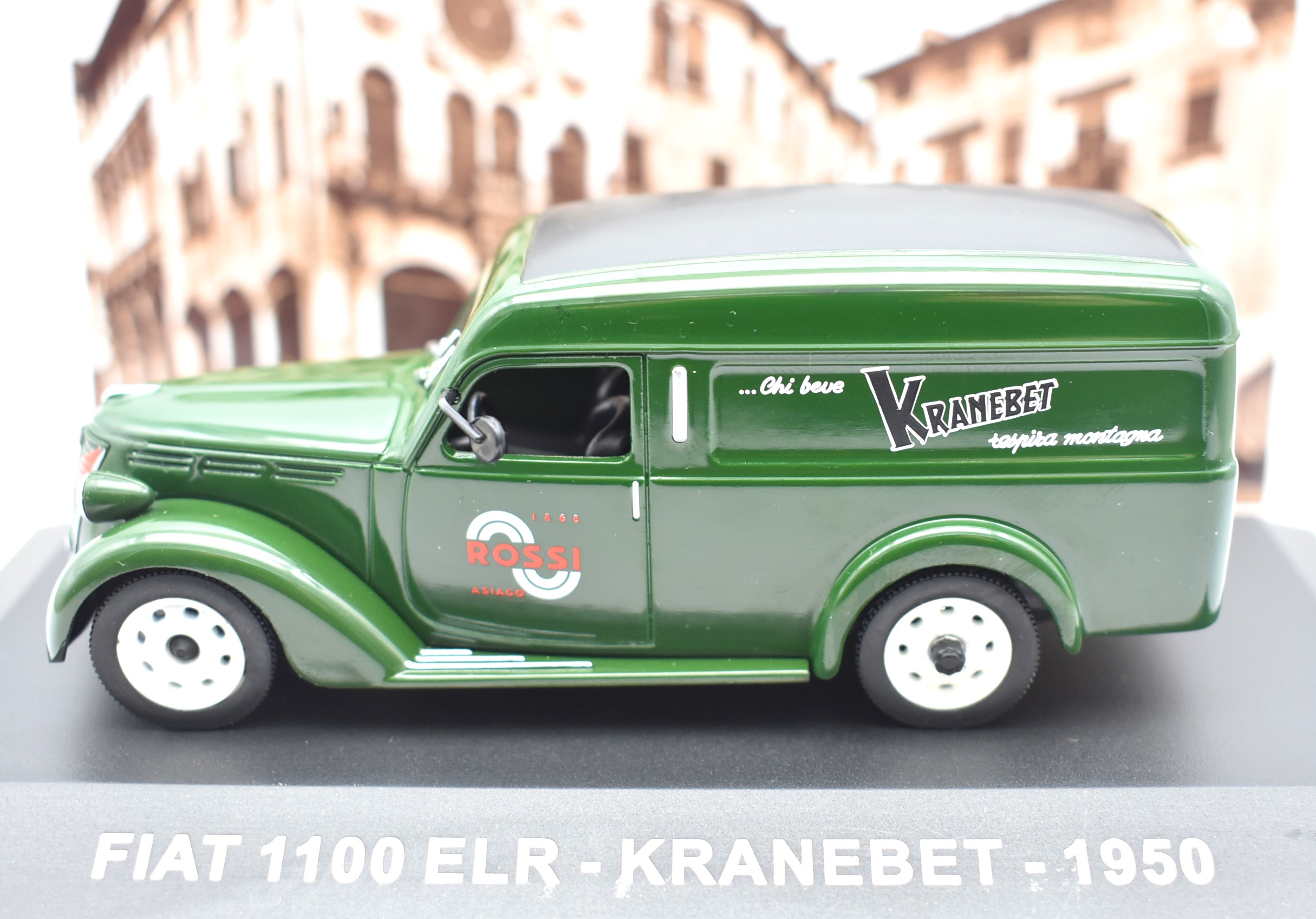 Modellino furgoncino scala 1:43 Fiat 1100 ELR Kranebet diecast modellismo statico