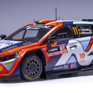 Modellino auto rally scala 1:18 Ixo Model  HYUNDAI i20 N WRC N.11 RALLY SWEDEN 2024 NEUVILLE-WYDAEGHE
