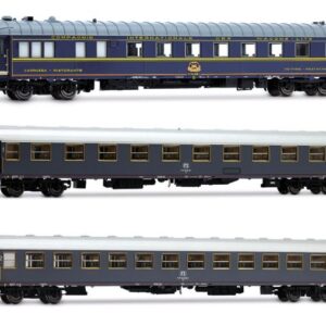 Modellino treno modellismo ferroviario  Rivarossi  FS 3 CARROZZE RISTORANTE,1a CLASSE, 2a CLASSE RAPIDO 904-905 EP.IVa 1:87