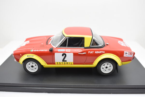 Modellino auto scala 1:24  FIAT 124 ABARTH SPIDER RALLY PORTUGAL 1974  - immagine 6