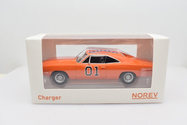 Modellino auto film HAZZARD Generale Lee DODGE CHARGER scala 1:43 modellismo car - immagine 2