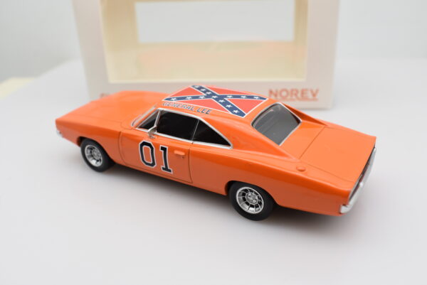 Modellino auto film HAZZARD Generale Lee DODGE CHARGER scala 1:43 modellismo car - immagine 6