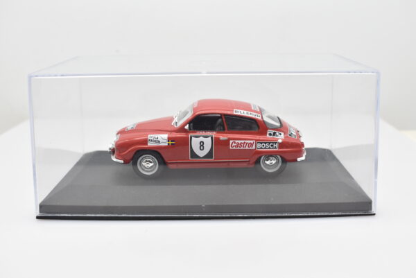 Modellino auto rally scala 1:43 Saab 96 V4 diecast modellismo statico - immagine 6