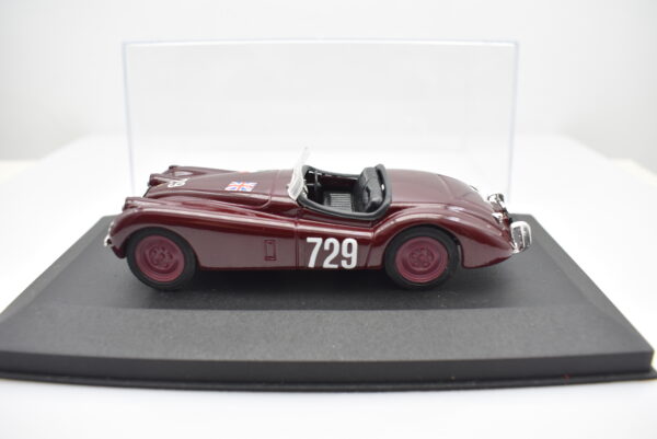 Modellino auto rally scala 1:43 Jaguar XK120 Brumm diecast modellismo statico - immagine 2