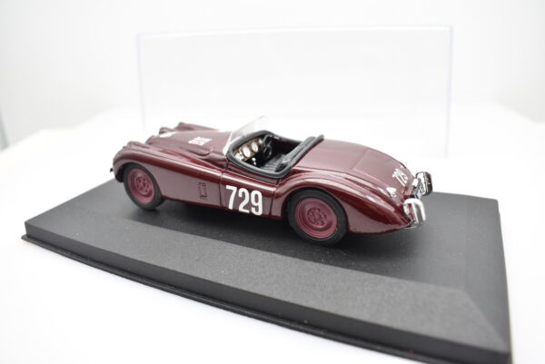 Modellino auto rally scala 1:43 Jaguar XK120 Brumm diecast modellismo statico - immagine 3