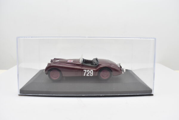 Modellino auto rally scala 1:43 Jaguar XK120 Brumm diecast modellismo statico - immagine 5