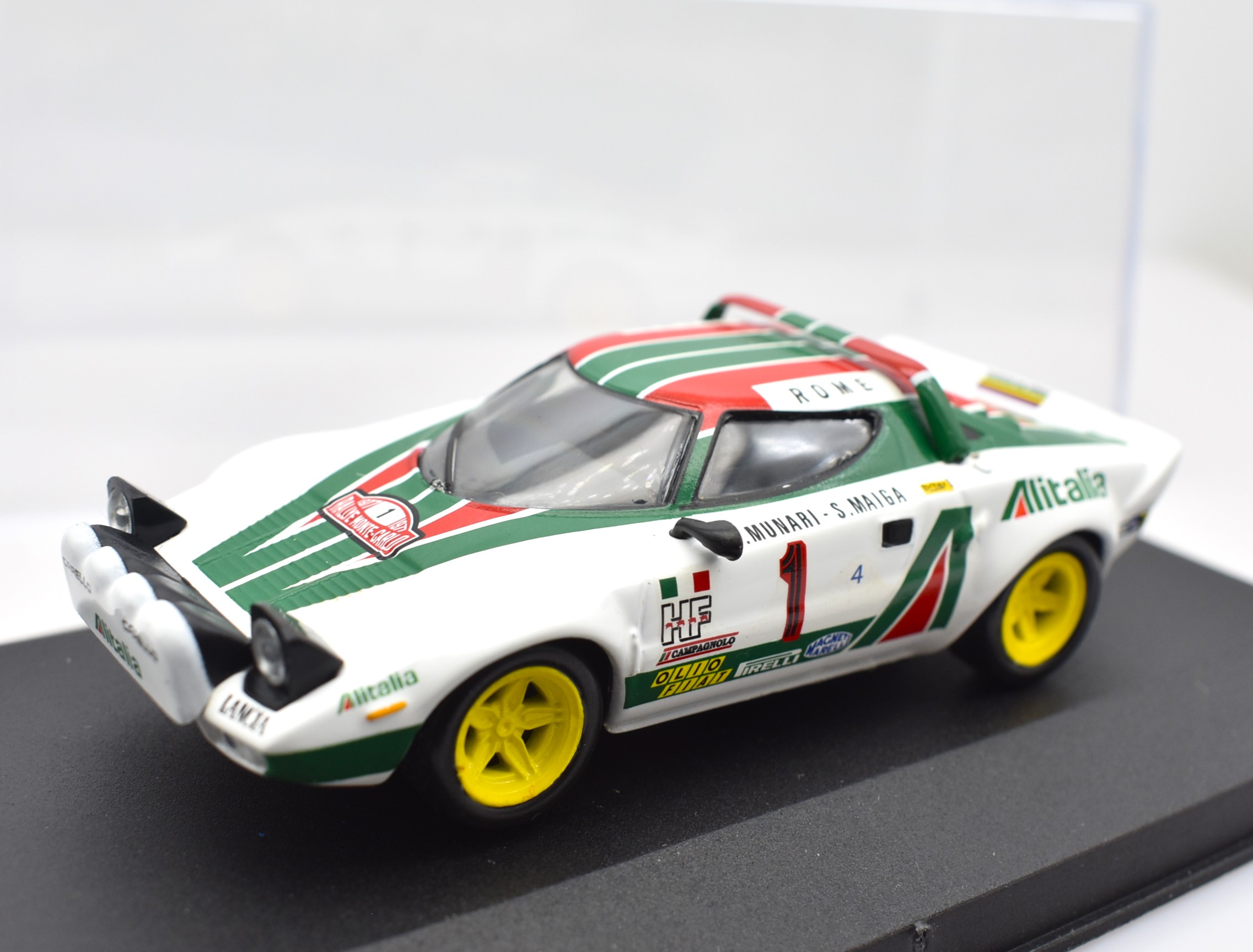 Modellino auto rally scala 1:43 Lancia Stratos diecast modellismo statico