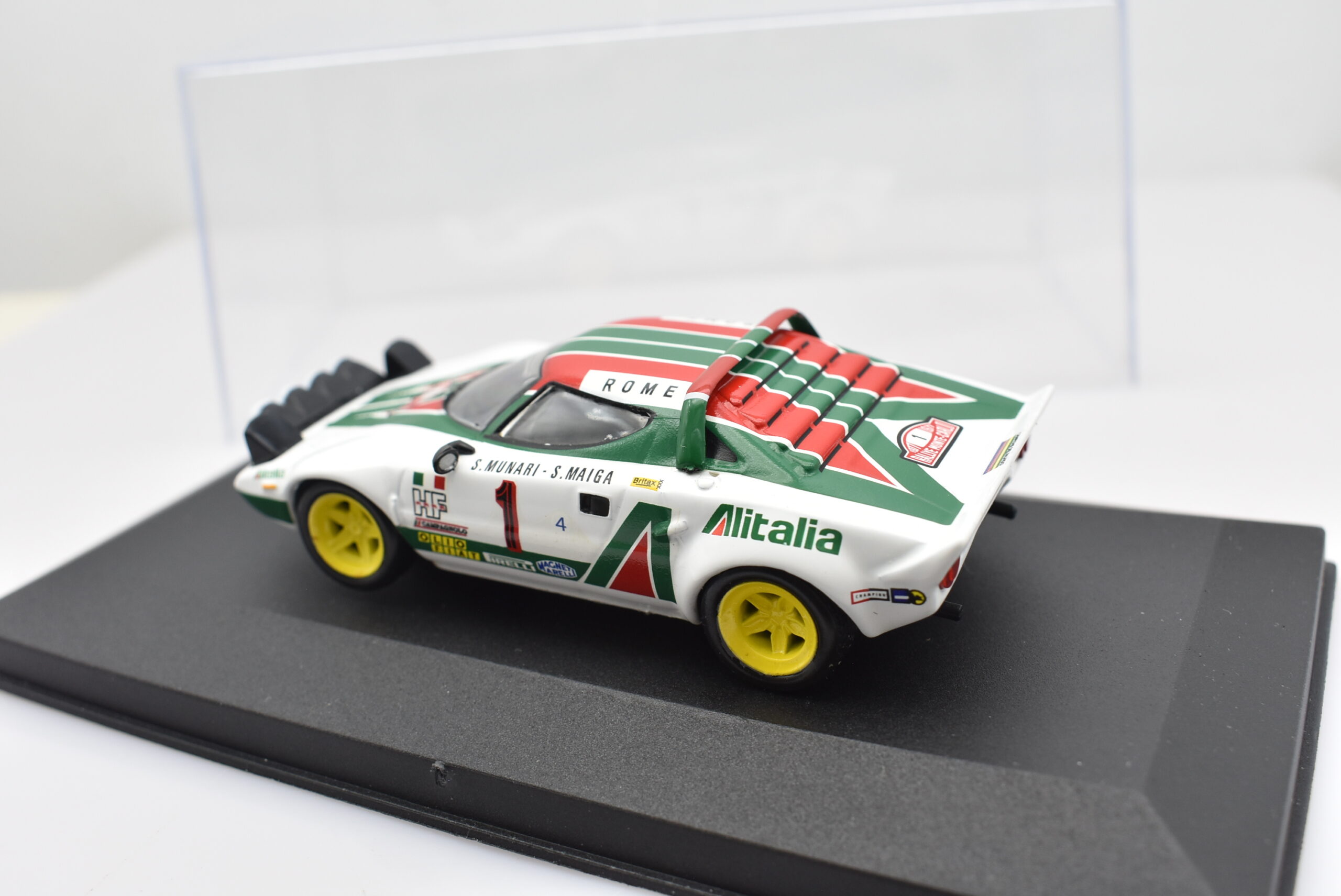 Modellino auto rally scala 1:43 Lancia Stratos diecast modellismo statico - immagine 4