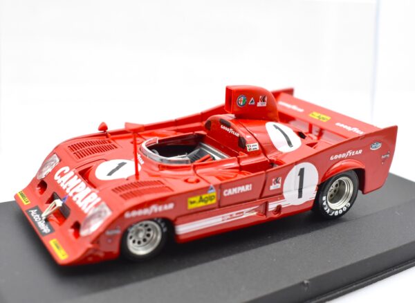 Modellino auto scala 1:43 Alfa Romeo 33SC12 Brumm diecast modellismo statico
