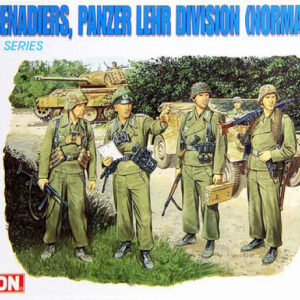 Modellino figure militari kit montaggio soldati PANZERGRENADIERS NORMAND 44 KIT 1:35