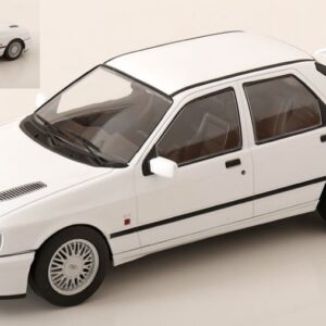 Modellino auto scala 1:18 FORD SIERRA COSWORTH 4x4 WHITE modellismo statico