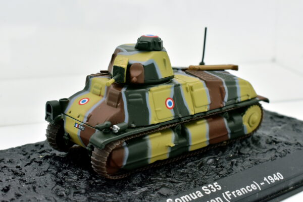 Modellini carri armati tank SOMUA S35 veicoli militari da combattimento collezione - immagine 5