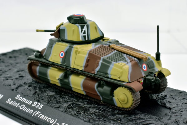 Modellini carri armati tank SOMUA S35 veicoli militari da combattimento collezione - immagine 6