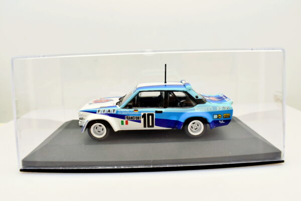 Modellino auto rally scala 1:43 Fiat 131 Abarth IXO diecast modellismo statico - immagine 3
