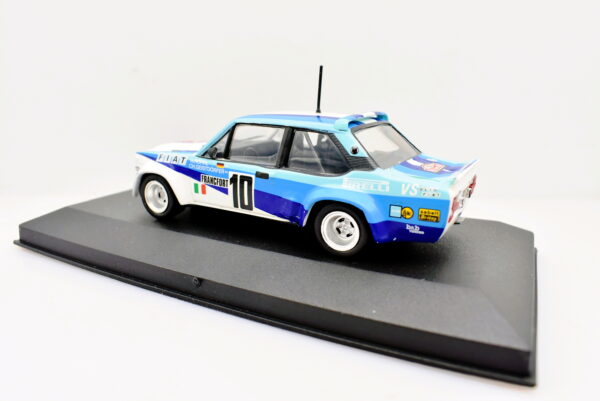 Modellino auto rally scala 1:43 Fiat 131 Abarth IXO diecast modellismo statico - immagine 5