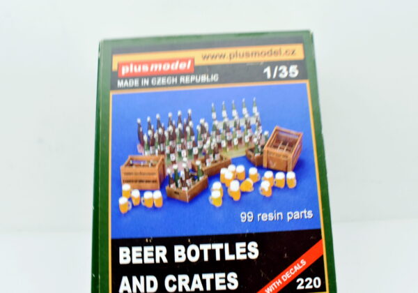 Modellino kit di montaggio diorami BIRRE BEER BOTTLES AND CRATES 1:35 modellismo