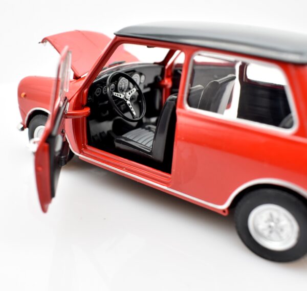 Modellino auto scala 1:24 INNOCENTI MINI COOPER MK3 1300 modellismo statico da collezione diecast - immagine 8