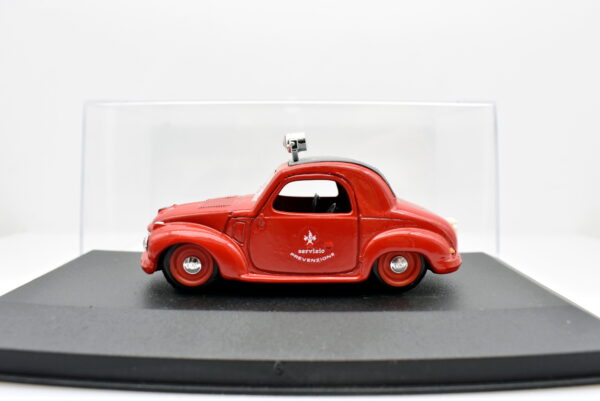 Modellino auto scala 1:43 Fiat 500 Pompieri 1949 Brumm diecast modellismo statico usati - immagine 2