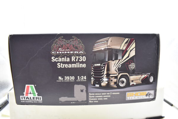Modellino CAMION kit di montaggio scala 1:24 SCANIA R730 Italeri modellismo da collezione - immagine 3