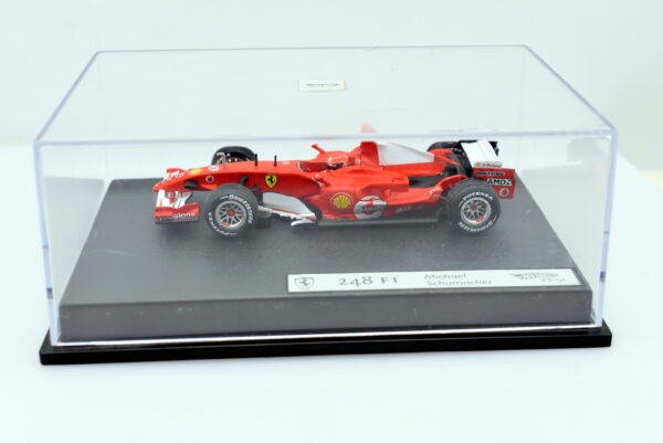 Modellino auto scala 1:43 FORMULA 1 Ferrari 248 F1 Schumacher Hot Wheels diecast modellismo - immagine 4
