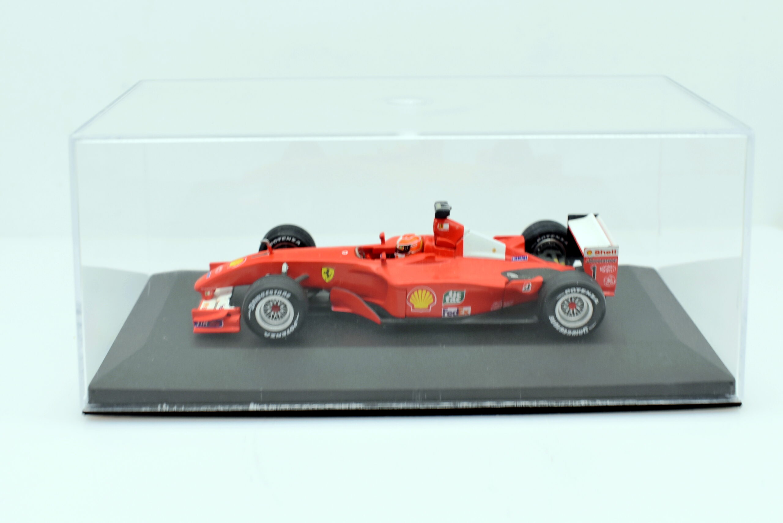 Modellino auto scala 1:43 FORMULA 1 Ferrari F2001 GA Hot Wheels diecast modellismo - immagine 5