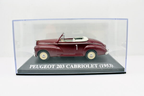 Modellino Auto Scala 1:43 Peugeot 203 Cabriolet 1953 Ixo modellismo statico - immagine 2