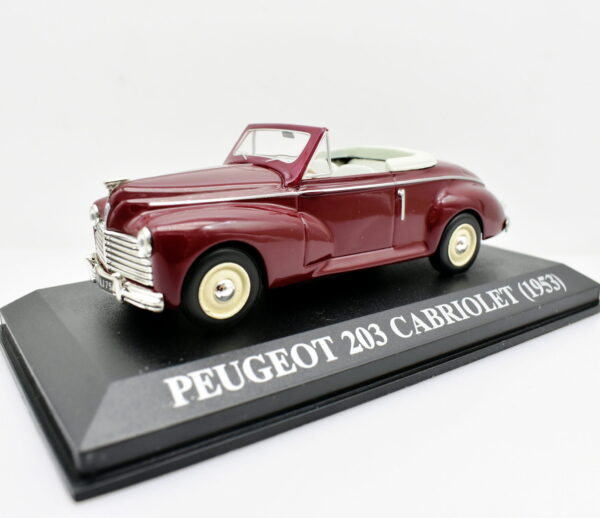 Modellino Auto Scala 1:43 Peugeot 203 Cabriolet 1953 Ixo modellismo statico