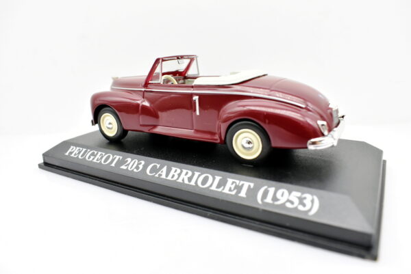 Modellino Auto Scala 1:43 Peugeot 203 Cabriolet 1953 Ixo modellismo statico - immagine 5