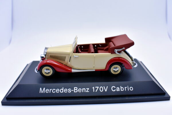 Modellino Auto Scala 1:43 Mercedes Benz 170 V Cabrio Schuco modellismo statico - immagine 3