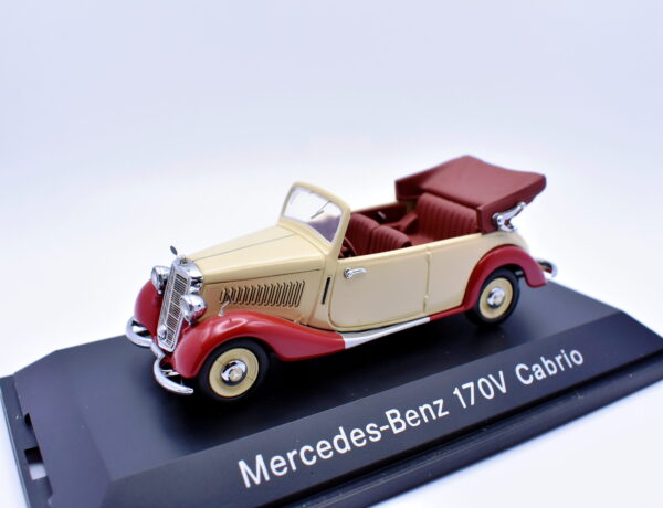 Modellino Auto Scala 1:43 Mercedes Benz 170 V Cabrio Schuco modellismo statico
