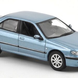 Modellino auto scala 1:43 Norev PEUGEOT 406 2002 BLUE diecast modellismo statico