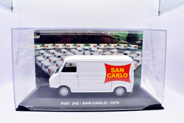 Modellino furgone scala 1:43 FIAT 242 SAN CARLO diecast modellismo statico - immagine 2