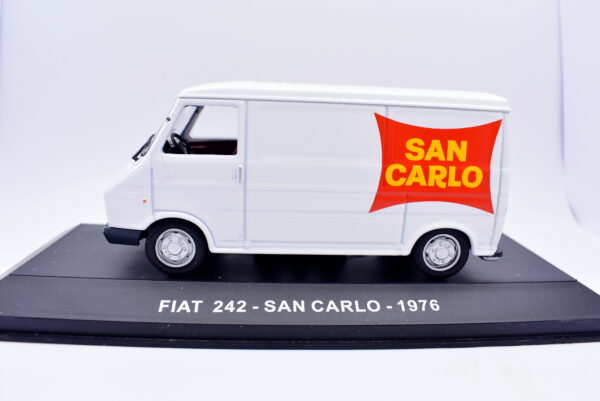 Modellino furgone scala 1:43 FIAT 242 SAN CARLO diecast modellismo statico - immagine 3