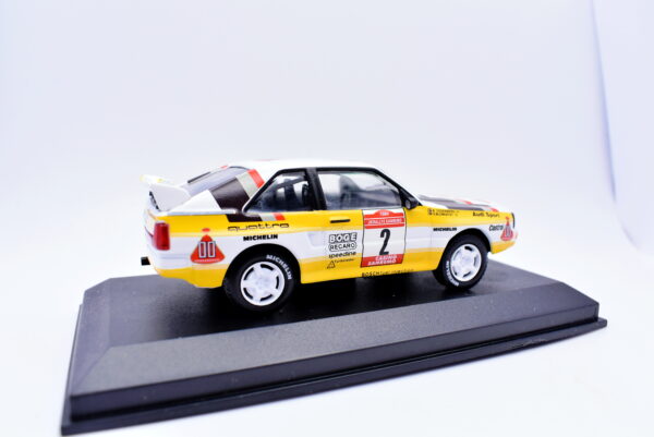 Modellino auto rally scala 1:43 Audi Sport Quattro IXO diecast modellismo statico - immagine 2