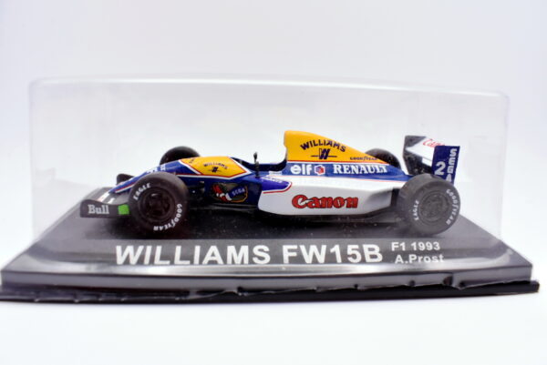 Modellino auto Formula 1 F1 scala 1:43 Williams FW15B IXO modellismo statico - immagine 2