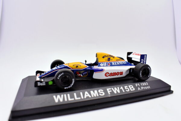 Modellino auto Formula 1 F1 scala 1:43 Williams FW15B IXO modellismo statico - immagine 3