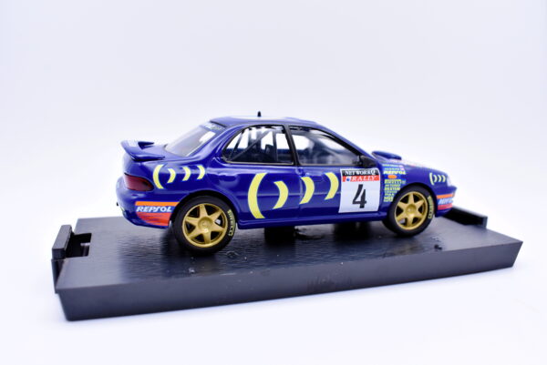 Modellino auto rally scala 1:43 Subaru Impreza 555 diecast modellismo statico - immagine 2