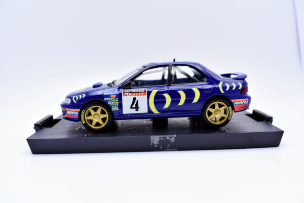 Modellino auto rally scala 1:43 Subaru Impreza 555 diecast modellismo statico - immagine 4